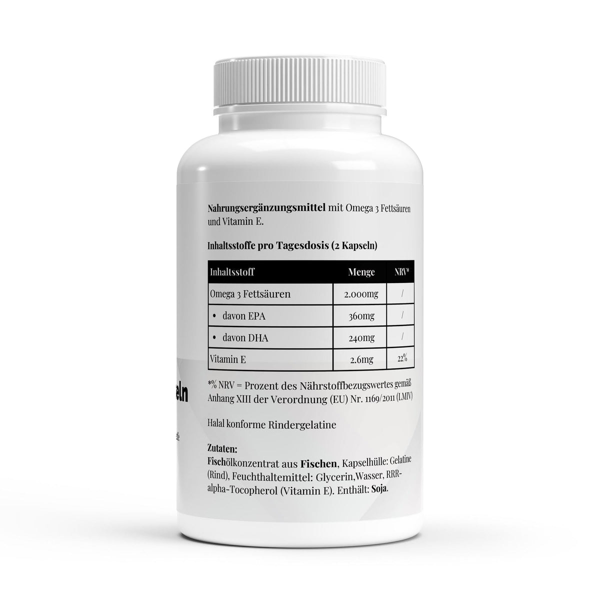 Omega 3 Triglyceride 18/12 (Halal Gelatine) - 140 Softgels