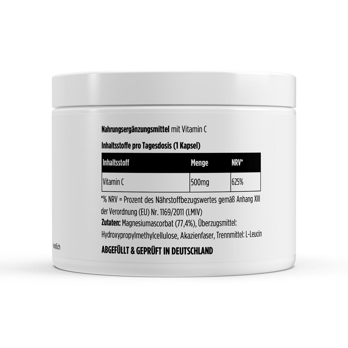 Gepuffertes Vitamin C 500mg - 240 Kapseln