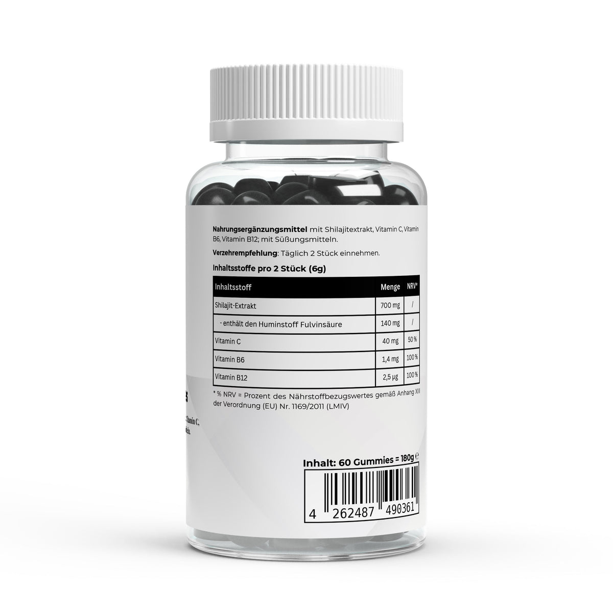 Shilajit Gummies + Vitamin C,B6, B12 - 60 Stk.
