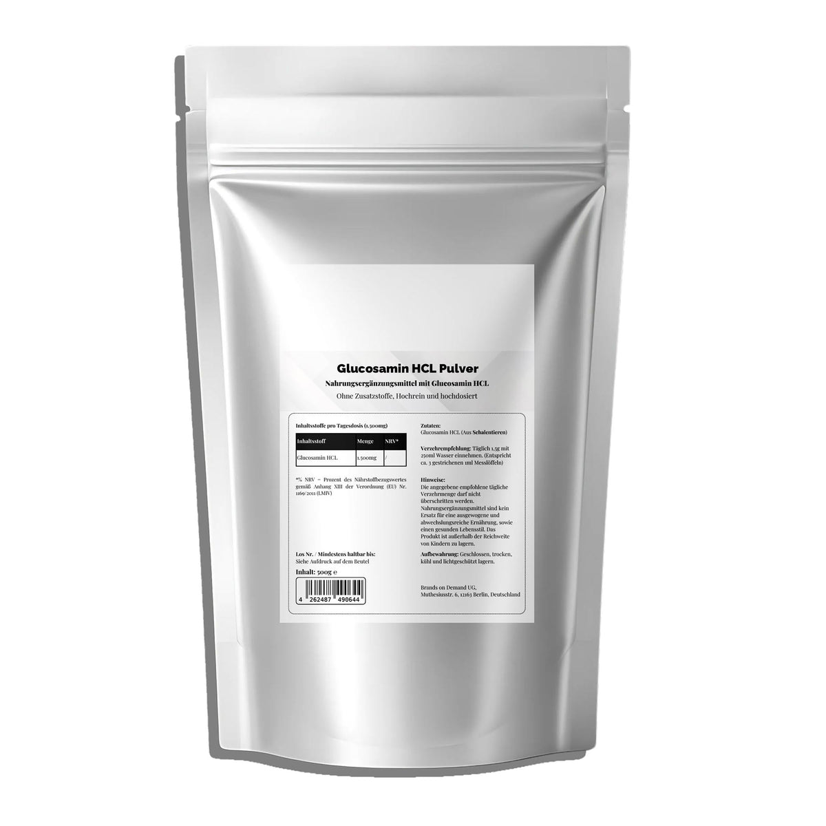 Glucosamin Pulver - 500g Doypack