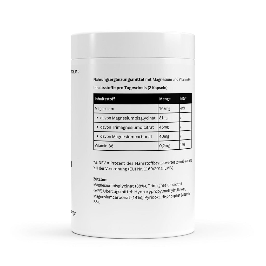 Magnesium Komplex + Vitamin B6 - 90 Kapseln